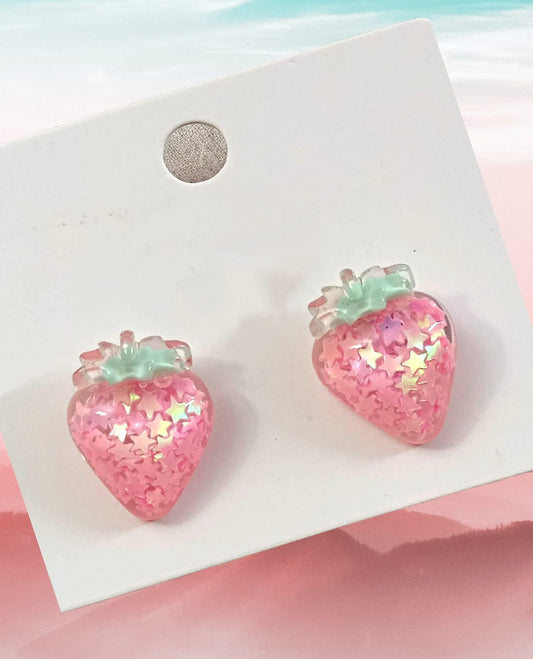 Fruits Studs - Strawberry