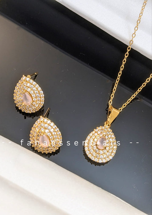 Tear Drop Locket Set 01