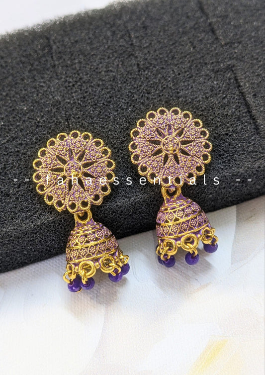 Phool Jhumki - Purple