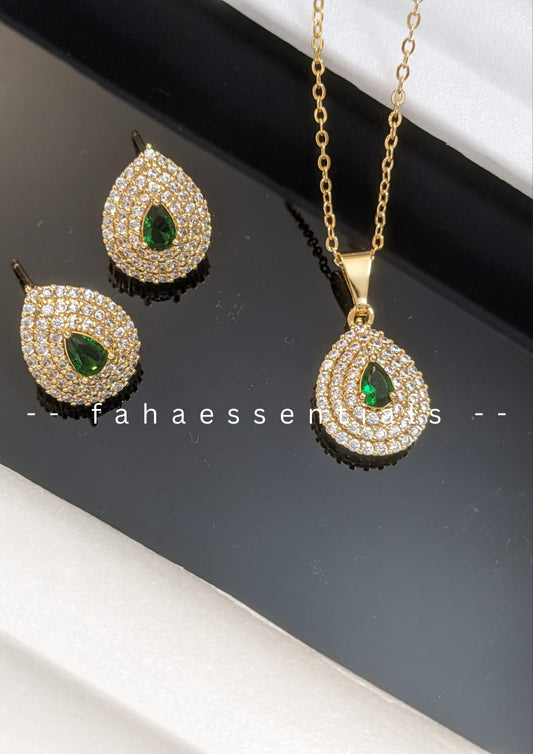 Tear Drop Locket Set 02